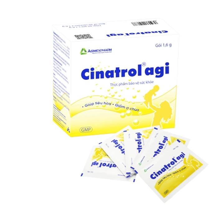 Thực phẩm bảo vệ sức khỏe CINATROL AGI - Hộp 30 gói