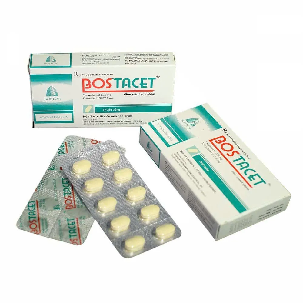Bostacet giúp giảm đau hiệu quả từ mức độ trung bình đến nặng
