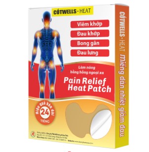 Cốt Wells-Heat miếng dán giảm đau thư giãn cơ và phục hồi các tổn thương tại xương khớp.