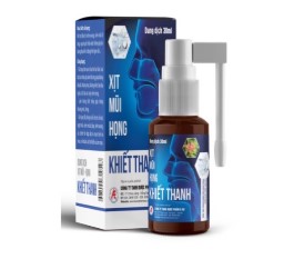 Xịt mũi họng Khiết Thanh làm sạch và thông thoáng mũi