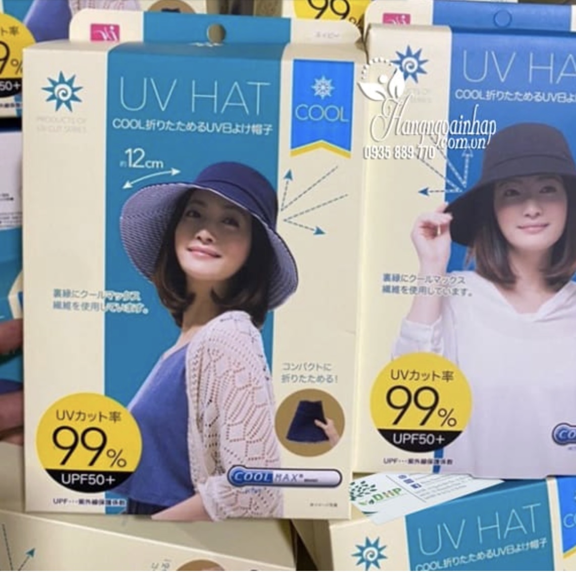 Mũ chống nắng Cool Max UV Hat 99% UPF50+