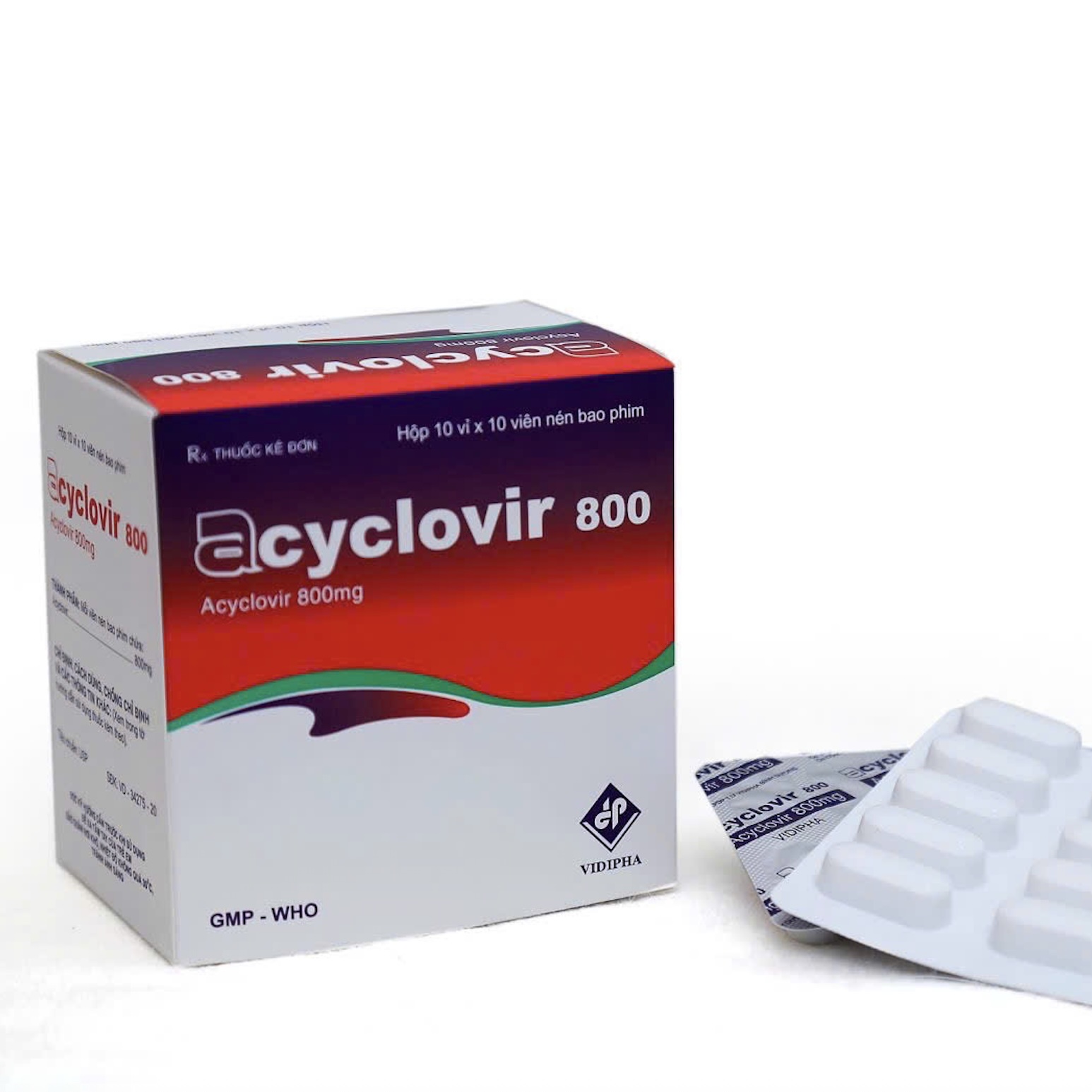 Acyclovir 800 Vidipha điều trị thuỷ đậu