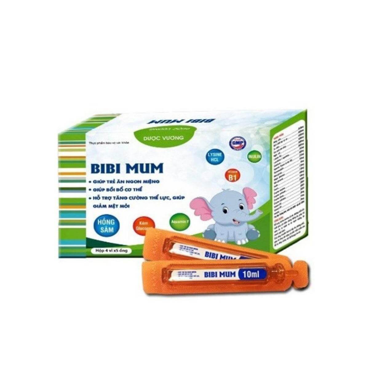 Siro Bibi Mum ăn ngon tăng sức đề kháng hỗ trợ tiêu hóa