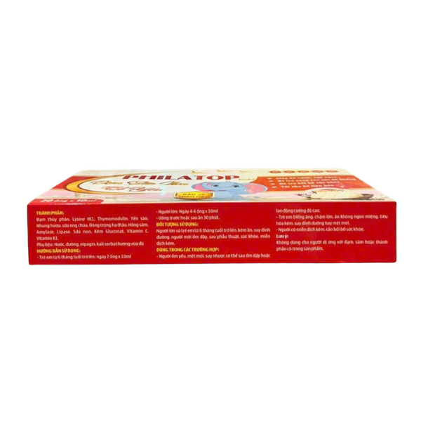 Philatop Đạm Sữa Non Tổ Yến (hộp 20 ống x 20ml)