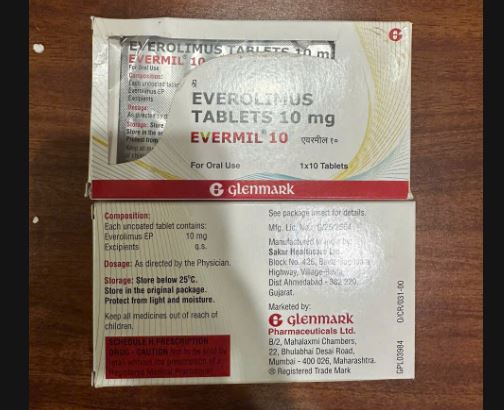 Thuốc Evermil 10mg điều trị ung thư
