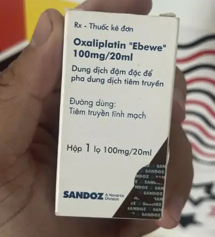 Oxaliplatin Ebewe 50mg/10ml điều trị ung thư