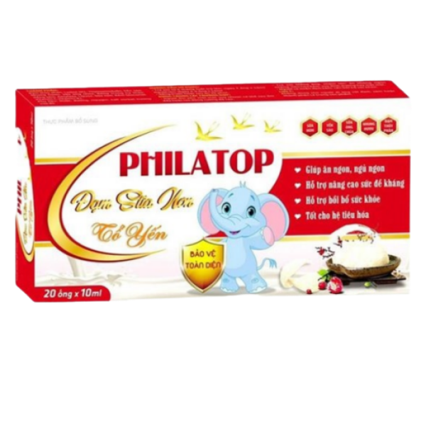 Philatop Đạm Sữa Non Tổ Yến (hộp 20 ống x 20ml)