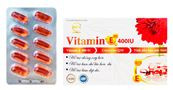 Vitamin E400 IU hỗ trợ chống oxy hóa, hạn chế lão hóa da, làm đẹp da