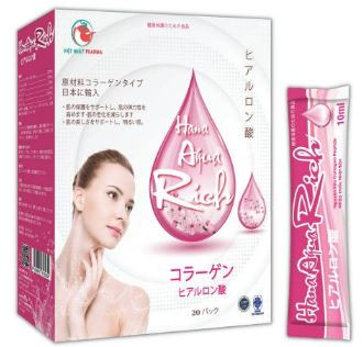 Nước Uống Cấp Ẩm Hana Aqua Rich, giúp duy trì độ ẩm trên da