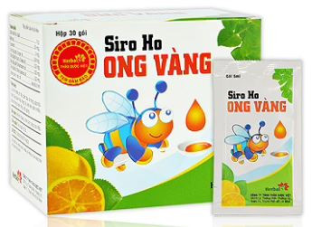 Siro Ho Ong Vàng Herbal 5 (H/30g/5ml) (Gói)