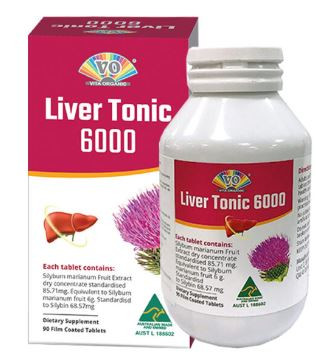 Vita Organic Liver Tonic 6000 hỗ trợ giải độc gan và hỗ trợ tăng cường chức năng gan