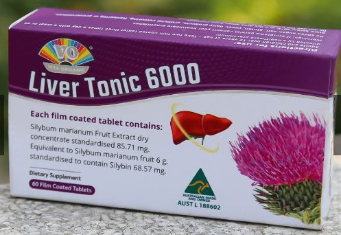 Viên Uống Bổ Gan Vita Organic Liver Tonic 6000(Hộp 4 vỉ x 15 viên)